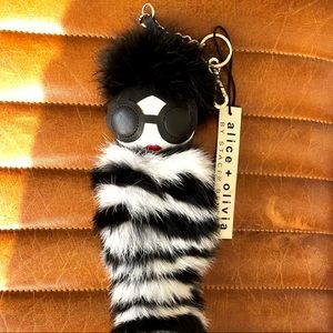 Alice + Olivia by Stacey Fur Keychain/Charm